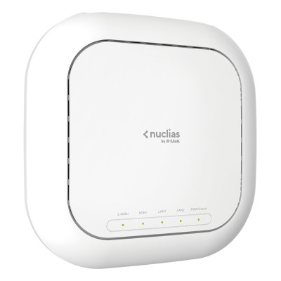 D-Link DBA-X2830P Cloud-Managed Access Point, 802.11ax Wi-Fi 6, internal 4x4 MU-MIMO Antennas, Integrated DHCP server